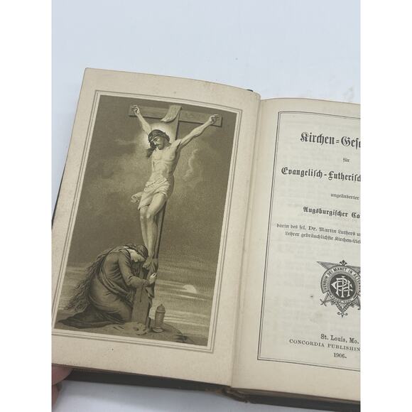 Vintage 1908 Prayer Book by Katharina Munsinger Hymnal Leather Cover 5.25”H - Picture 10 of 16